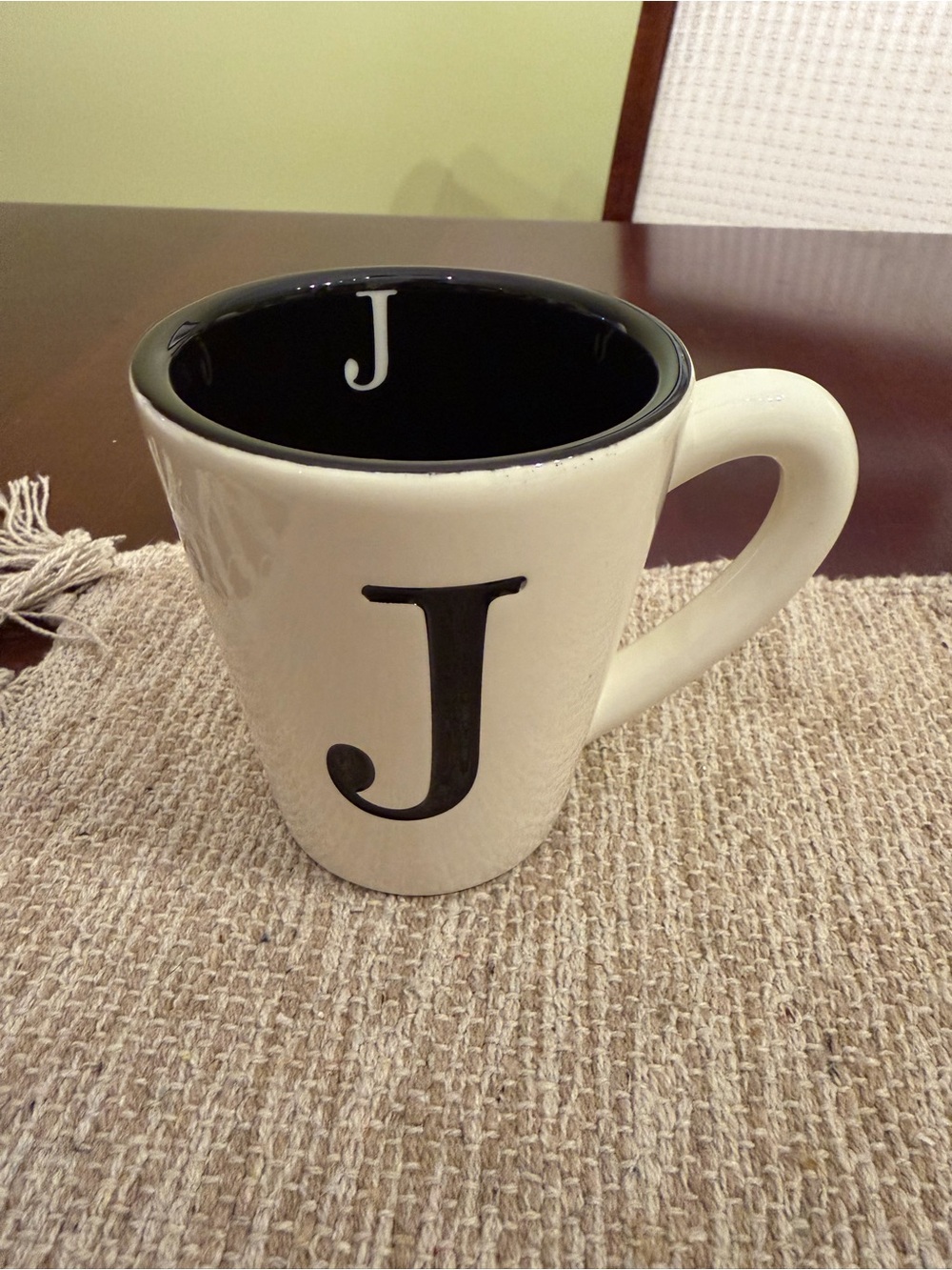 Mud Pie Monogram ‘J’ Mug